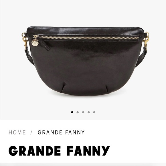 Clare V Handbags - Clare V Grande Fanny Black Rustic